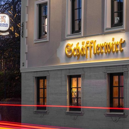 Hotel Schaefflerwirt Ашхайм Екстериор снимка